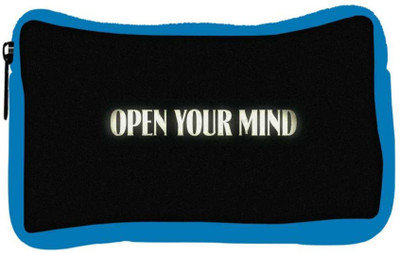 

Snoogg Eco Friendly Canvas Open Your Mind Designer Student Pen Pencil Case Coin Purse Pouch Cosmetic Makeup Bag (BLUE) Pouch(Multicolor)