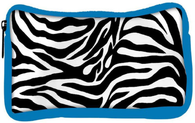 

Snoogg Eco Friendly Canvas Zebra Skin Designer Student Pen Pencil Case Coin Purse Pouch Cosmetic Makeup Bag (BLUE) Pouch(Multicolor)