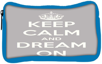 

Snoogg Eco Friendly Canvas Keep Calm And Dream On Student Pen Pencil Case Coin Purse Pouch Cosmetic Makeup Bag (BLUE) Pouch(Multicolor)