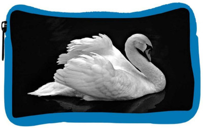 

Snoogg Eco Friendly Canvas White Swan Designer Student Pen Pencil Case Coin Purse Pouch Cosmetic Makeup Bag (BLUE) Pouch(Multicolor)