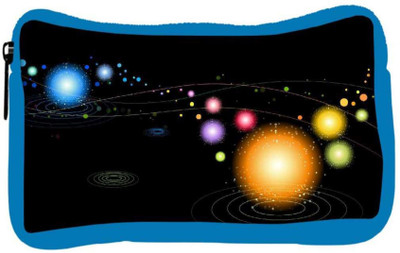 

Snoogg Eco Friendly Canvas Multicolor Sparkling Designer Student Pen Pencil Case Coin Purse Pouch Cosmetic Makeup Bag (BLUE) Pouch(Multicolor)