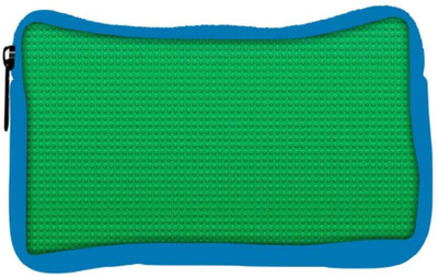 

Snoogg Eco Friendly Canvas Green Dots Abstract Designer Student Pen Pencil Case Coin Purse Pouch Cosmetic Makeup Bag (BLUE) Pouch(Multicolor)