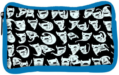 

Snoogg Eco Friendly Canvas Dollar Kitty Student Pen Pencil Case Coin Purse Pouch Cosmetic Makeup Bag (BLUE) Pouch(Multicolor)