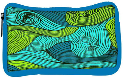 

Snoogg Eco Friendly Canvas Vector Abstract Hand Drawn Waves Texture Student Pen Pencil Case Coin Purse Pouch Cosmetic Makeup Bag (BLUE) Pouch(Multicolor)