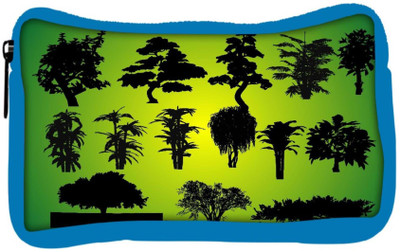 

Snoogg Eco Friendly Canvas 14 Plants Silhouettes Student Pen Pencil Case Coin Purse Pouch Cosmetic Makeup Bag (BLUE) Pouch(Multicolor)