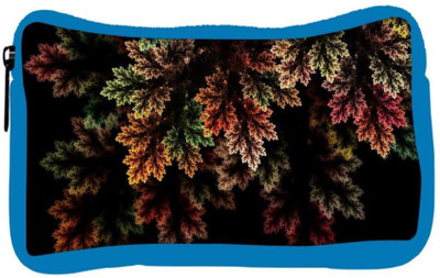 

Snoogg Eco Friendly Canvas Fractal Leaves Digital Art Designer Student Pen Pencil Case Coin Purse Pouch Cosmetic Makeup Bag (BLUE) Pouch(Multicolor)