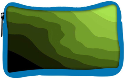 

Snoogg Eco Friendly Canvas Digital Green Waves 2398 Student Pen Pencil Case Coin Purse Pouch Cosmetic Makeup Bag (BLUE) Pouch(Multicolor)