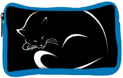 

Snoogg Eco Friendly Canvas Sleeping Cat Minimalistic Designer Student Pen Pencil Case Coin Purse Pouch Cosmetic Makeup Bag (BLUE) Pouch(Multicolor)