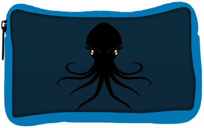 

Snoogg Eco Friendly Canvas Octopus Student Pen Pencil Case Coin Purse Pouch Cosmetic Makeup Bag (BLUE) Pouch(Multicolor)