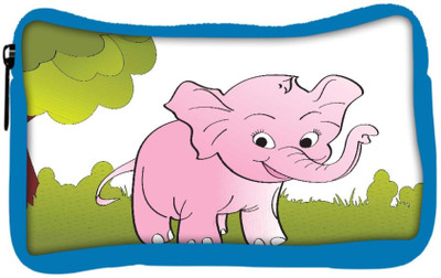 

Snoogg Eco Friendly Canvas Cute Big Elephant Background Student Pen Pencil Case Coin Purse Pouch Cosmetic Makeup Bag (BLUE) Pouch(Multicolor)