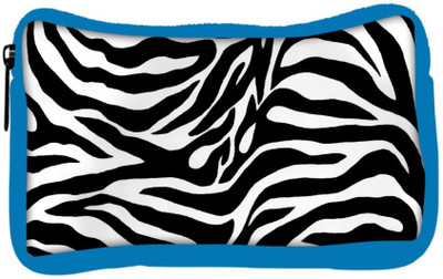 

Snoogg Eco Friendly Canvas Zebra Skin Student Pen Pencil Case Coin Purse Pouch Cosmetic Makeup Bag (BLUE) Pouch(Multicolor)