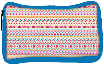 

Snoogg Eco Friendly Canvas Aztec Pink Lines Student Pen Pencil Case Coin Purse Pouch Cosmetic Makeup Bag (BLUE) Pouch(Multicolor)