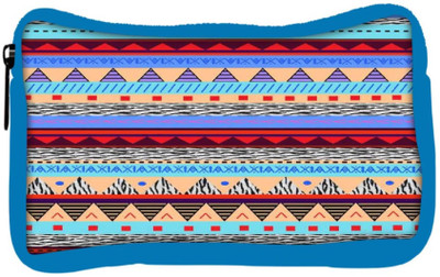 

Snoogg Eco Friendly Canvas Loud Aztec Student Pen Pencil Case Coin Purse Pouch Cosmetic Makeup Bag (BLUE) Pouch(Multicolor)