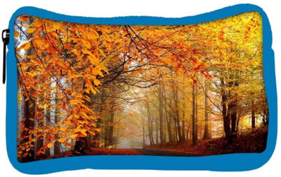 

Snoogg Eco Friendly Canvas Pathway Through The Forest Designer Student Pen Pencil Case Coin Purse Pouch Cosmetic Makeup Bag (BLUE) Pouch(Multicolor)