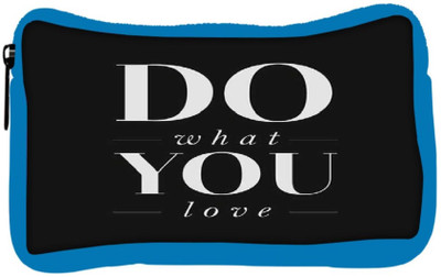 

Snoogg Eco Friendly Canvas Do What You Love Student Pen Pencil Case Coin Purse Pouch Cosmetic Makeup Bag (BLUE) Pouch(Multicolor)