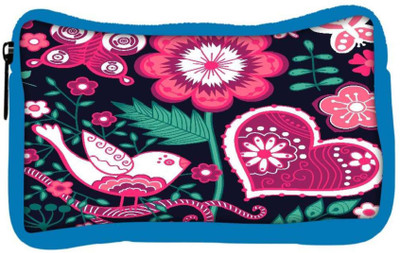 

Snoogg Eco Friendly Canvas Seamless Texture With Flowers Student Pen Pencil Case Coin Purse Pouch Cosmetic Makeup Bag (BLUE) Pouch(Multicolor)
