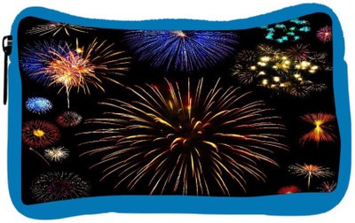

Snoogg Eco Friendly Canvas Colorful Fireworks Student Pen Pencil Case Coin Purse Pouch Cosmetic Makeup Bag (BLUE) Pouch(Multicolor)