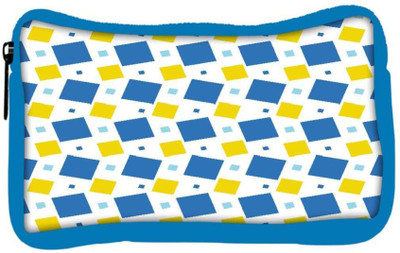 

Snoogg Eco Friendly Canvas Blue And Yellow Blocks Designer Student Pen Pencil Case Coin Purse Pouch Cosmetic Makeup Bag (BLUE) Pouch(Multicolor)