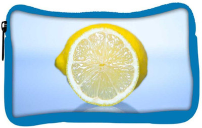 

Snoogg Eco Friendly Canvas Lemon Designer Student Pen Pencil Case Coin Purse Pouch Cosmetic Makeup Bag (BLUE) Pouch(Multicolor)