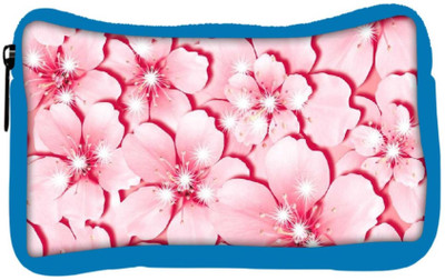 

Snoogg Eco Friendly Canvas Pink Flower Student Pen Pencil Case Coin Purse Pouch Cosmetic Makeup Bag (BLUE) Pouch(Multicolor)