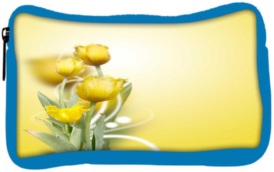 

Snoogg Eco Friendly Canvas Beautiful Yellow Tulips Background Student Pen Pencil Case Coin Purse Pouch Cosmetic Makeup Bag (BLUE) Pouch(Multicolor)