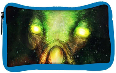 

Snoogg Eco Friendly Canvas Bright Eyes Fantasy Designer Student Pen Pencil Case Coin Purse Pouch Cosmetic Makeup Bag (BLUE) Pouch(Multicolor)