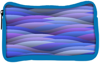 

Snoogg Eco Friendly Canvas Blue Abstract Waves Student Pen Pencil Case Coin Purse Pouch Cosmetic Makeup Bag (BLUE) Pouch(Multicolor)