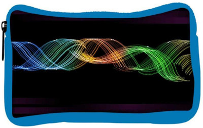 

Snoogg Eco Friendly Canvas Glowing Neon Effect Designer Student Pen Pencil Case Coin Purse Pouch Cosmetic Makeup Bag (BLUE) Pouch(Multicolor)