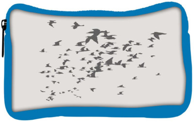 

Snoogg Eco Friendly Canvas Birds Pattern Grey 2914 Student Pen Pencil Case Coin Purse Pouch Cosmetic Makeup Bag (BLUE) Pouch(Multicolor)