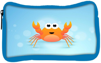 

Snoogg Eco Friendly Canvas Cute Cartoon Of Crab Student Pen Pencil Case Coin Purse Pouch Cosmetic Makeup Bag (BLUE) Pouch(Multicolor)