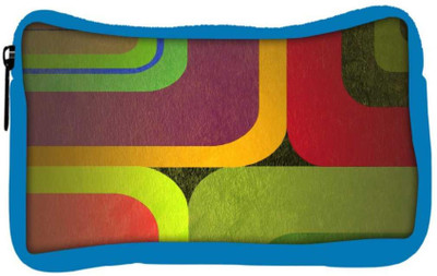 

Snoogg Eco Friendly Canvas Color Wide Designer Student Pen Pencil Case Coin Purse Pouch Cosmetic Makeup Bag (BLUE) Pouch(Multicolor)