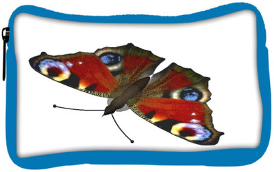 

Snoogg Eco Friendly Canvas Butterfly Student Pen Pencil Case Coin Purse Pouch Cosmetic Makeup Bag (BLUE) Pouch(Multicolor)