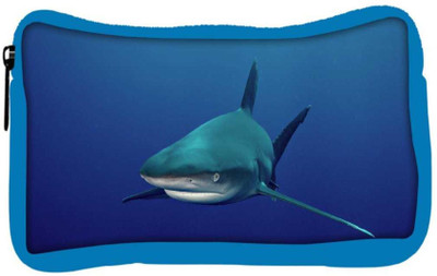 

Snoogg Eco Friendly Canvas Shark Designer Student Pen Pencil Case Coin Purse Pouch Cosmetic Makeup Bag (BLUE) Pouch(Multicolor)