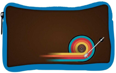 

Snoogg Eco Friendly Canvas Disc Table Designer Student Pen Pencil Case Coin Purse Pouch Cosmetic Makeup Bag (BLUE) Pouch(Multicolor)