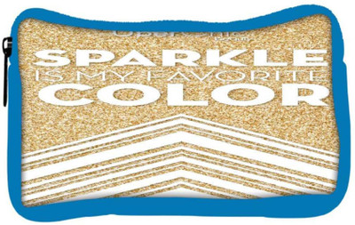 

Snoogg Eco Friendly Canvas Sparkle Is My Favorite Color Designer Student Pen Pencil Case Coin Purse Pouch Cosmetic Makeup Bag (BLUE) Pouch(Multicolor)