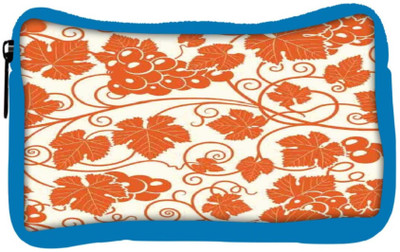 

Snoogg Eco Friendly Canvas Grape Leaves 2850 Student Pen Pencil Case Coin Purse Pouch Cosmetic Makeup Bag (BLUE) Pouch(Multicolor)