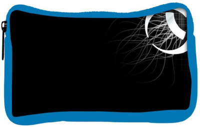 

Snoogg Eco Friendly Canvas Abstract Design In Black Designer Student Pen Pencil Case Coin Purse Pouch Cosmetic Makeup Bag (BLUE) Pouch(Multicolor)