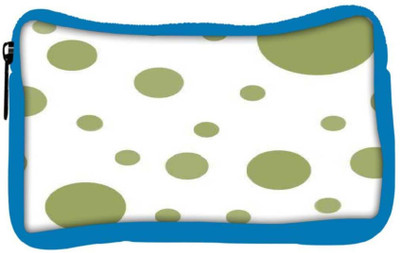 

Snoogg Eco Friendly Canvas Green Circles Designer Student Pen Pencil Case Coin Purse Pouch Cosmetic Makeup Bag (BLUE) Pouch(Multicolor)