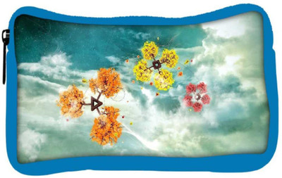 

Snoogg Eco Friendly Canvas Geometric Shapes Designer Student Pen Pencil Case Coin Purse Pouch Cosmetic Makeup Bag (BLUE) Pouch(Multicolor)