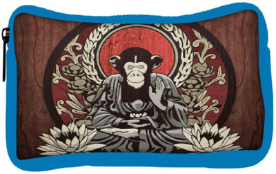 

Snoogg Eco Friendly Canvas Meditating Monkey 2656 Student Pen Pencil Case Coin Purse Pouch Cosmetic Makeup Bag (BLUE) Pouch(Multicolor)