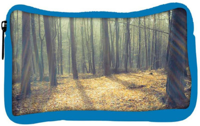 

Snoogg Eco Friendly Canvas Focused Light In Forest Designer Student Pen Pencil Case Coin Purse Pouch Cosmetic Makeup Bag (BLUE) Pouch(Multicolor)
