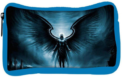 

Snoogg Eco Friendly Canvas The Dark Angel Designer Student Pen Pencil Case Coin Purse Pouch Cosmetic Makeup Bag (BLUE) Pouch(Multicolor)