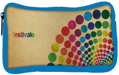 

Snoogg Eco Friendly Canvas Festival Of Colors Abstract Designer Student Pen Pencil Case Coin Purse Pouch Cosmetic Makeup Bag (BLUE) Pouch(Multicolor)