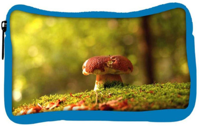 

Snoogg Eco Friendly Canvas Multicolor Mushroom Designer Student Pen Pencil Case Coin Purse Pouch Cosmetic Makeup Bag (BLUE) Pouch(Multicolor)