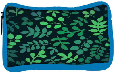 

Snoogg Eco Friendly Canvas Green Leaves Designer Student Pen Pencil Case Coin Purse Pouch Cosmetic Makeup Bag (BLUE) Pouch(Multicolor)