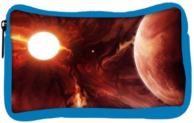 

Snoogg Eco Friendly Canvas Solar Eclipse Designer Student Pen Pencil Case Coin Purse Pouch Cosmetic Makeup Bag (BLUE) Pouch(Multicolor)