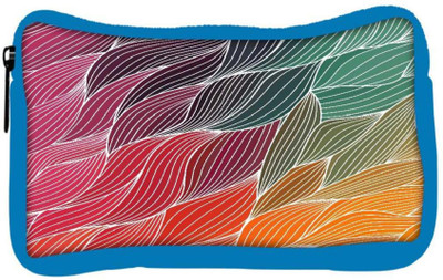 

Snoogg Eco Friendly Canvas Vector Abstract Hand Drawn Waves Texture Student Pen Pencil Case Coin Purse Pouch Cosmetic Makeup Bag (BLUE) Pouch(Multicolor)