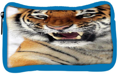 

Snoogg Eco Friendly Canvas Tiger Hunger Student Pen Pencil Case Coin Purse Pouch Cosmetic Makeup Bag (BLUE) Pouch(Multicolor)