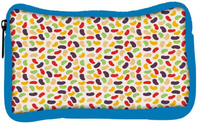 

Snoogg Eco Friendly Canvas Gloss Candy Pattern Student Pen Pencil Case Coin Purse Pouch Cosmetic Makeup Bag (BLUE) Pouch(Multicolor)