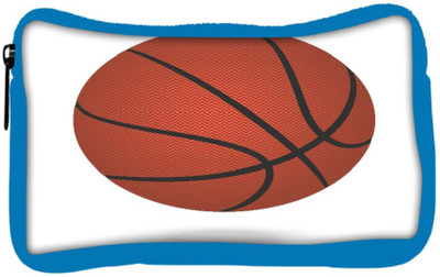 

Snoogg Eco Friendly Canvas Basketball Student Pen Pencil Case Coin Purse Pouch Cosmetic Makeup Bag (BLUE) Pouch(Multicolor)